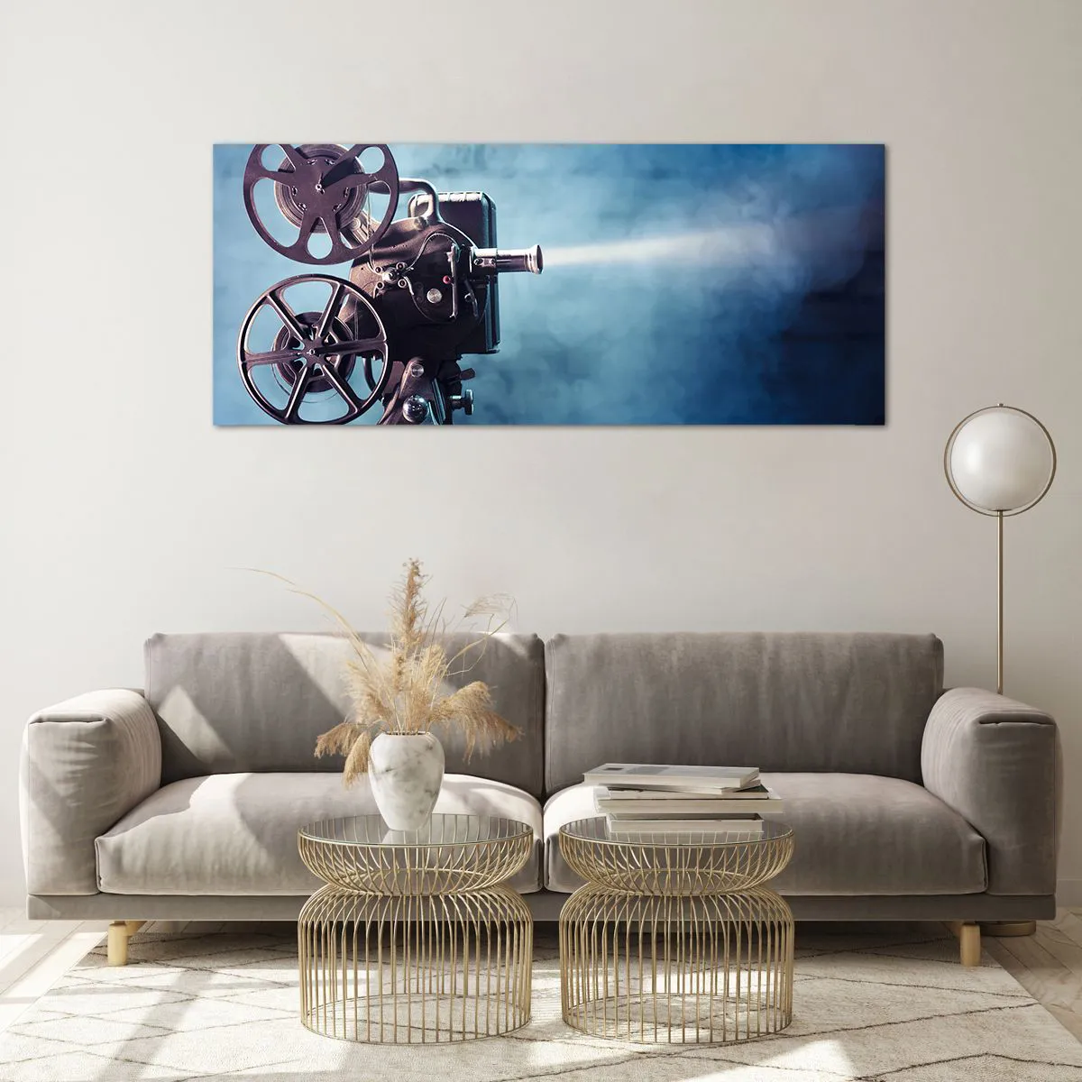 Üveg kép - A régi moziban - 120x50 cm