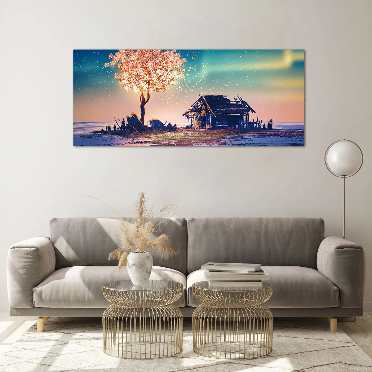 Üveg kép - A természet nem múlik el - 120x50 cm