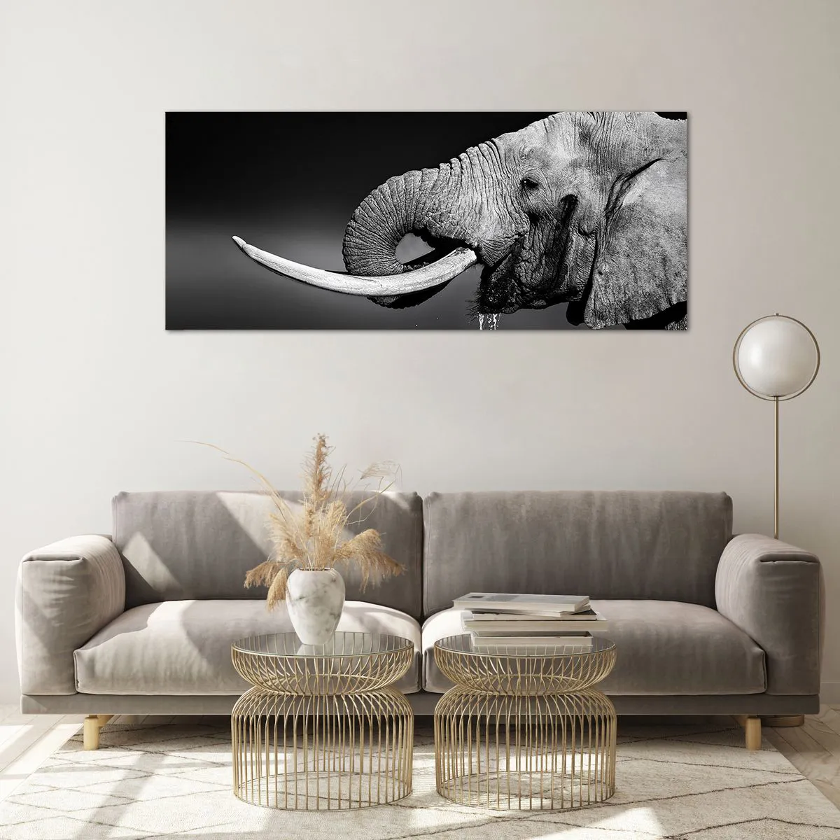 Obraz na skle - Áno, teraz je to dobré - 120x50 cm