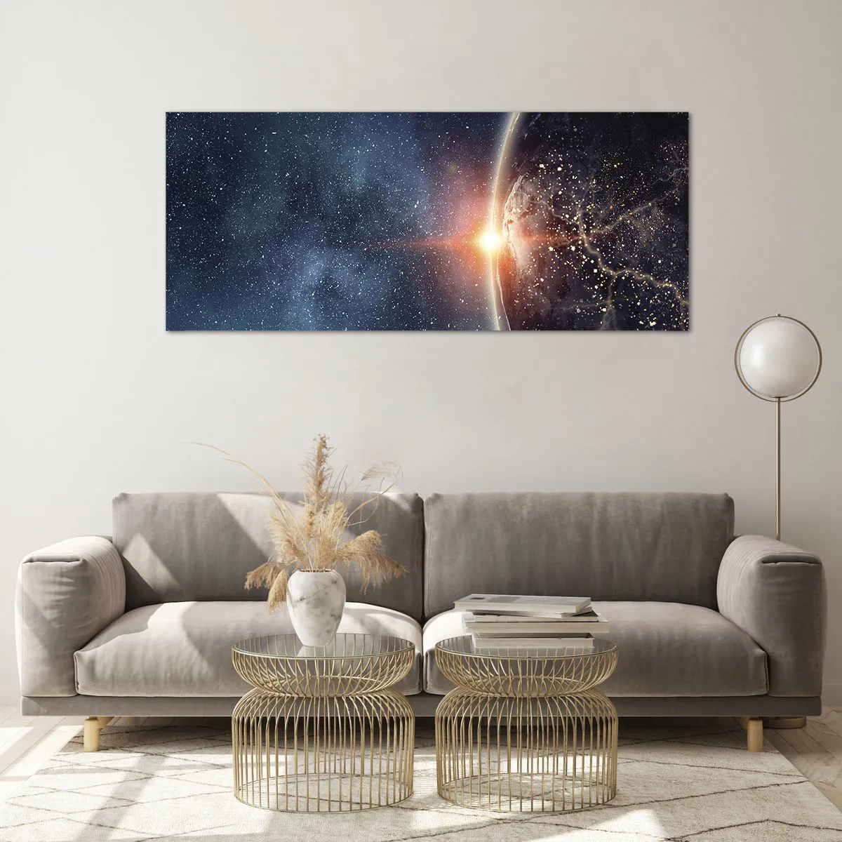 Glass picture - In a New Perspective - 120x50 cm