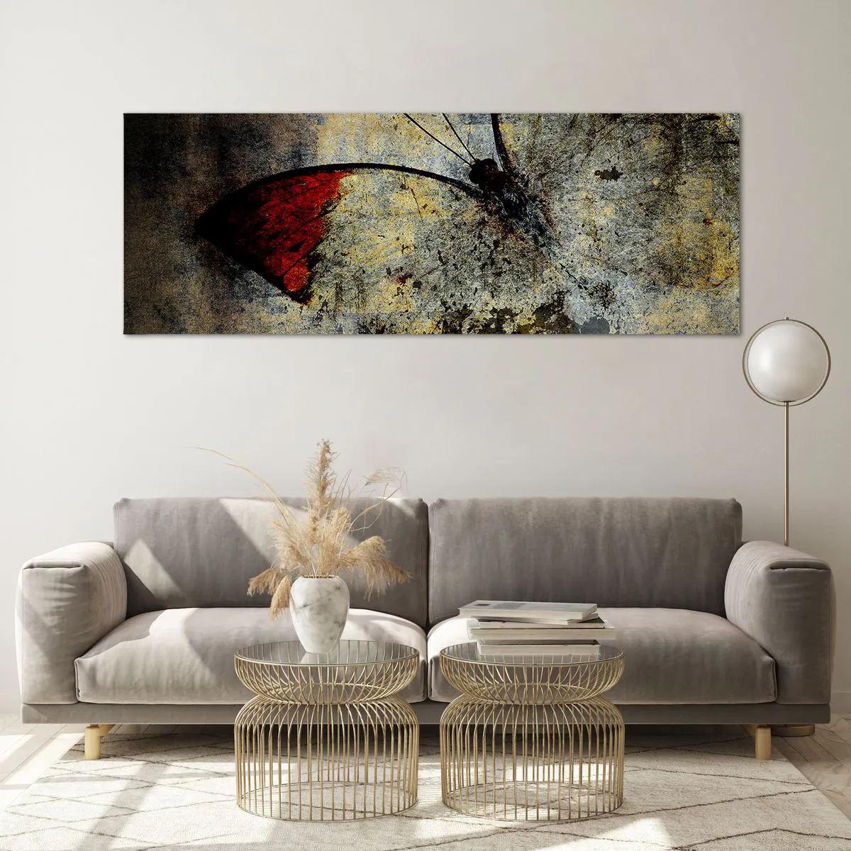 Tablou pe sticlă - Privește înainte să dispar - 140x50 cm