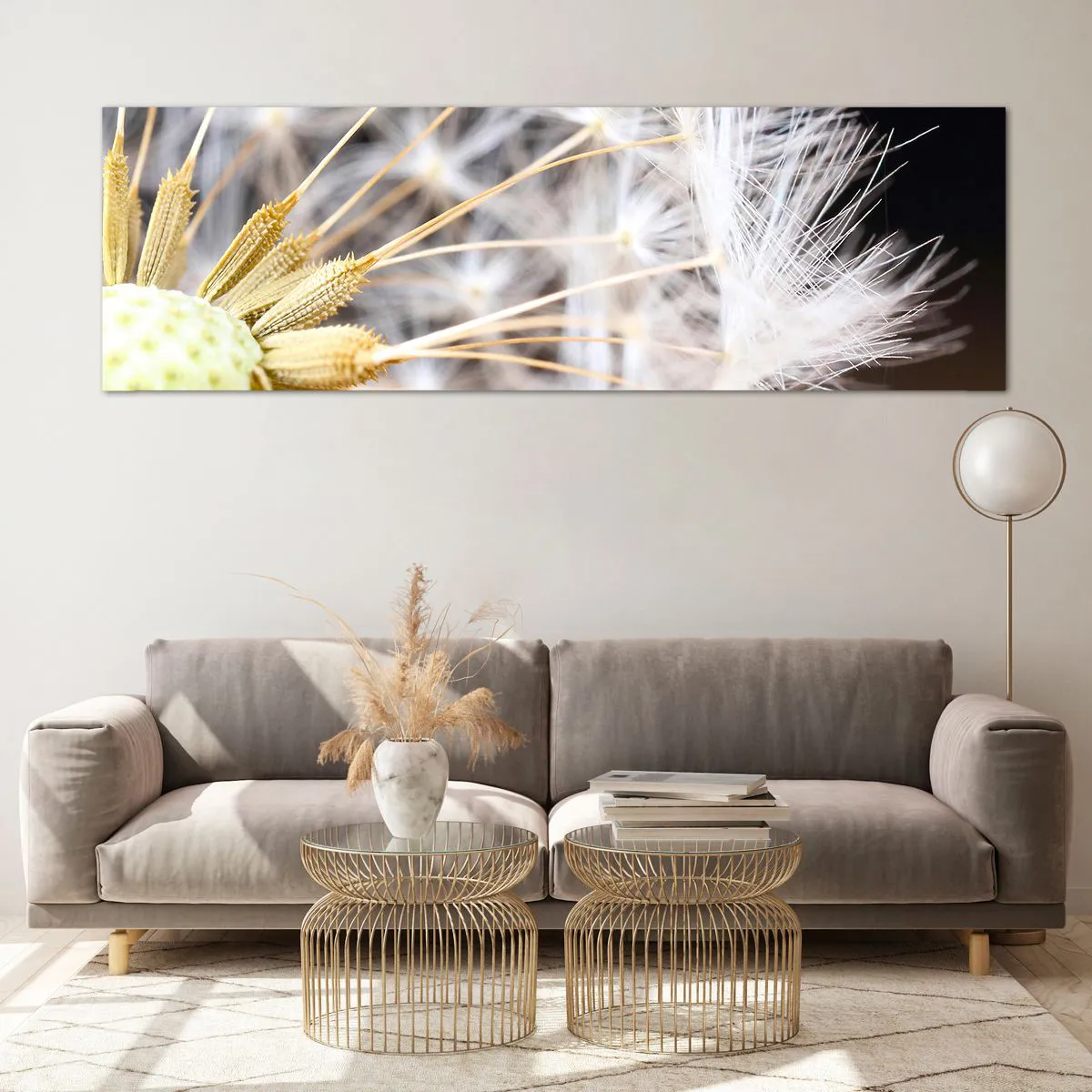 Glastavla - Bild på glas - Klar att lyfta - 160x50 cm