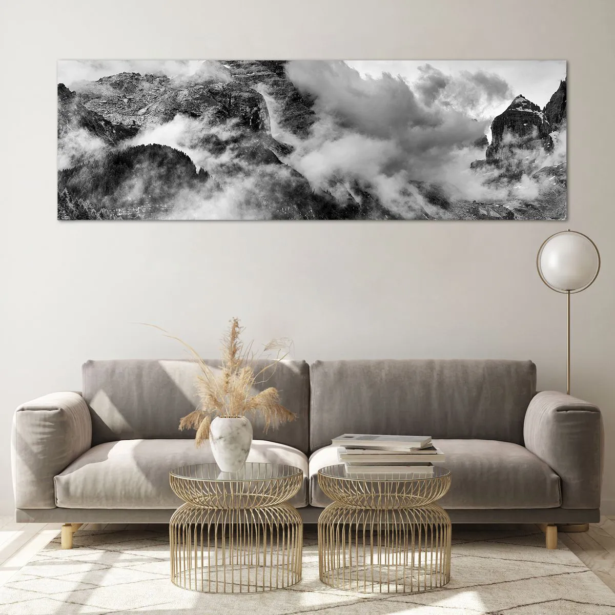 Schilderen op glas - Mooi en wreed - 160x50 cm