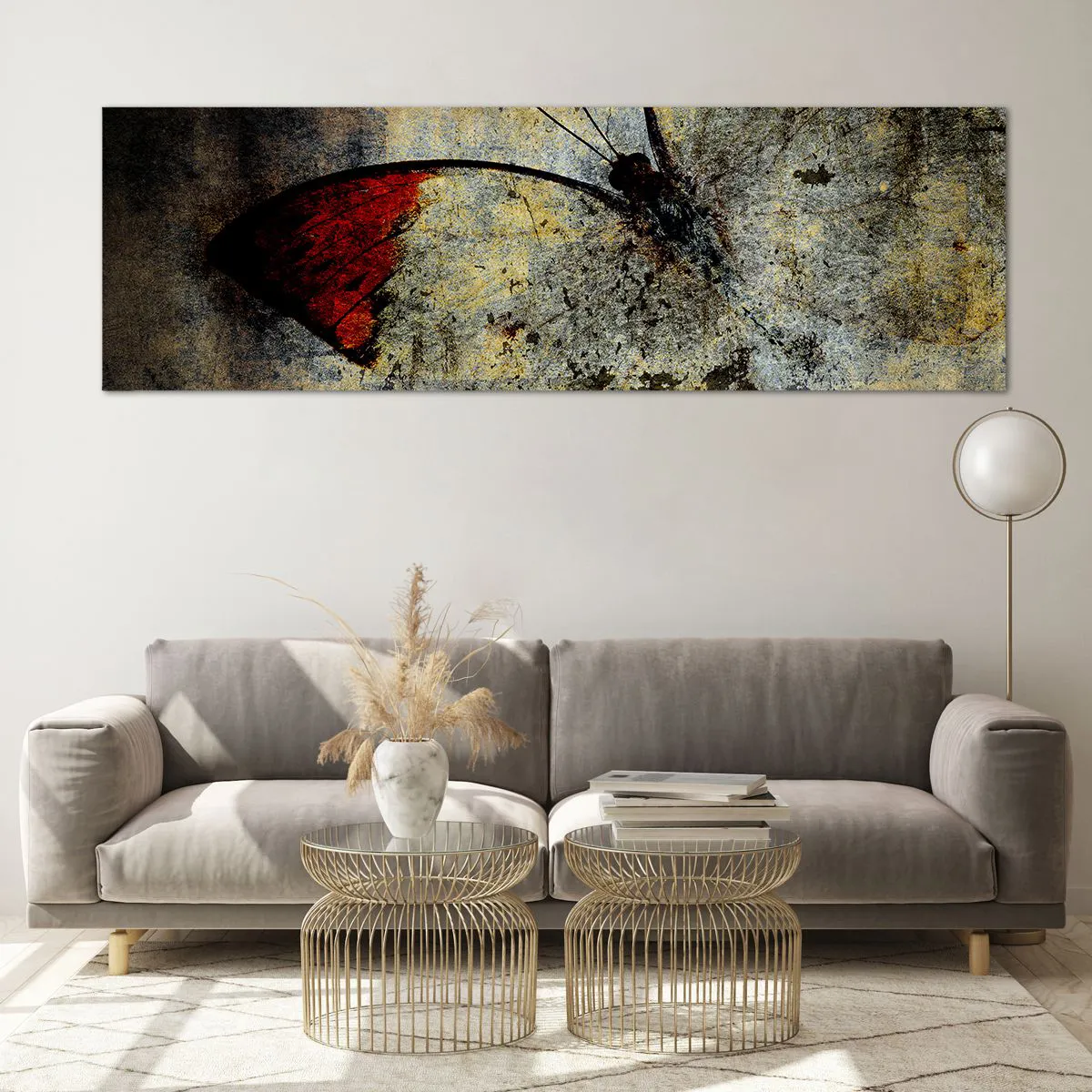 Tablou pe sticlă - Privește înainte să dispar - 160x50 cm