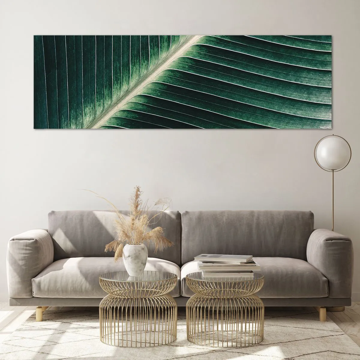 Glass picture - Rhythm of Nature - 160x50 cm
