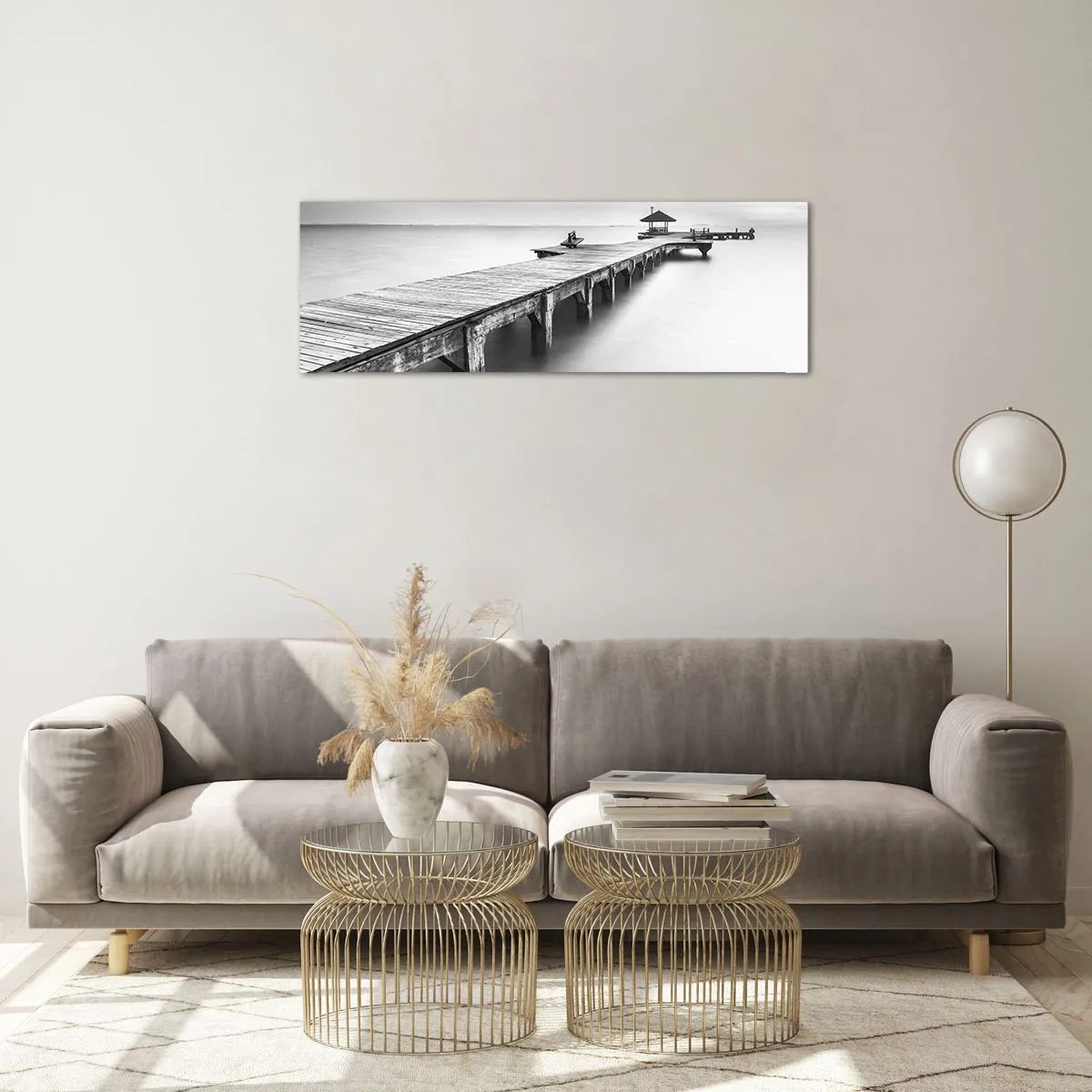 Glass picture - Into the Distance - 90x30 cm