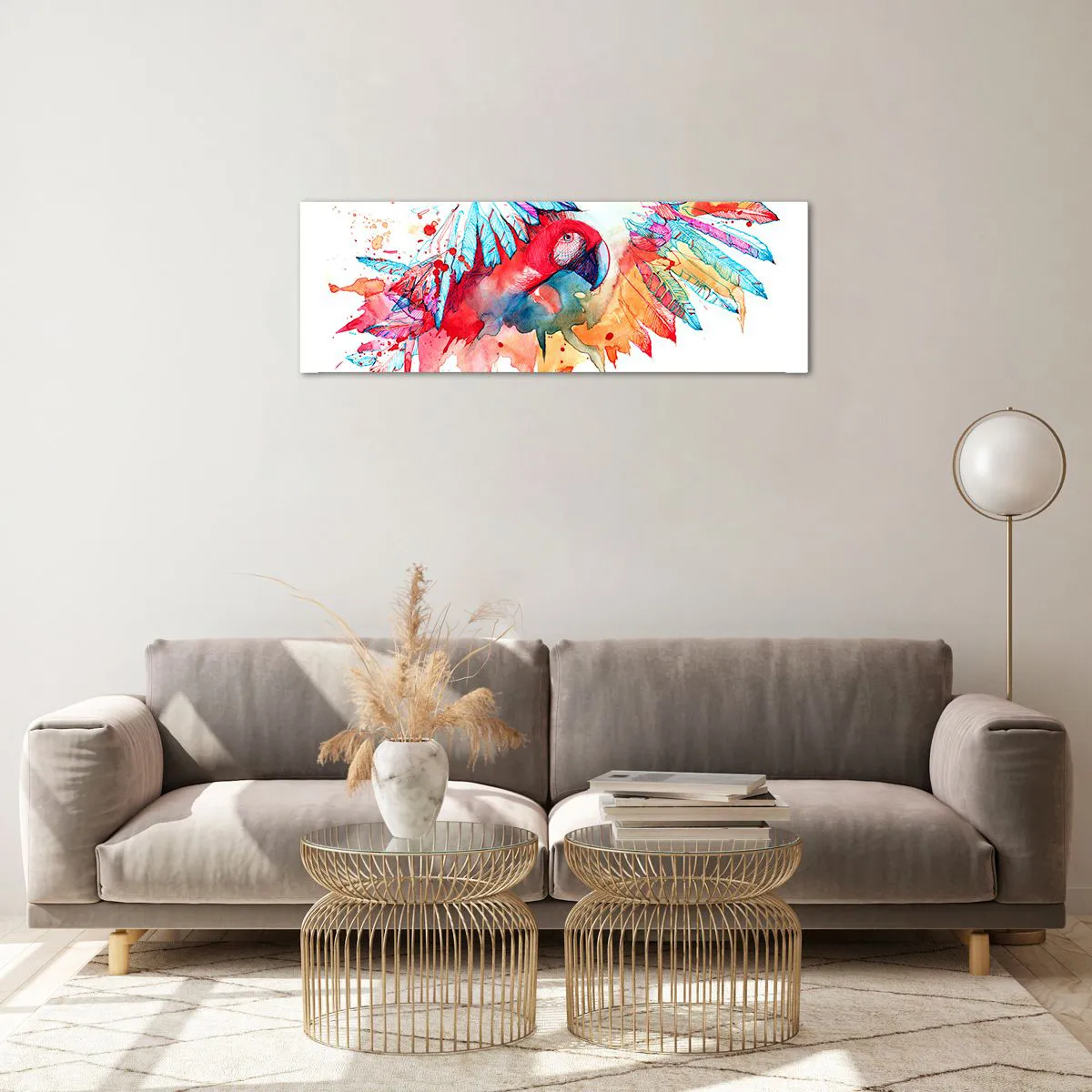 Tablou pe sticlă - . - 90x30 cm