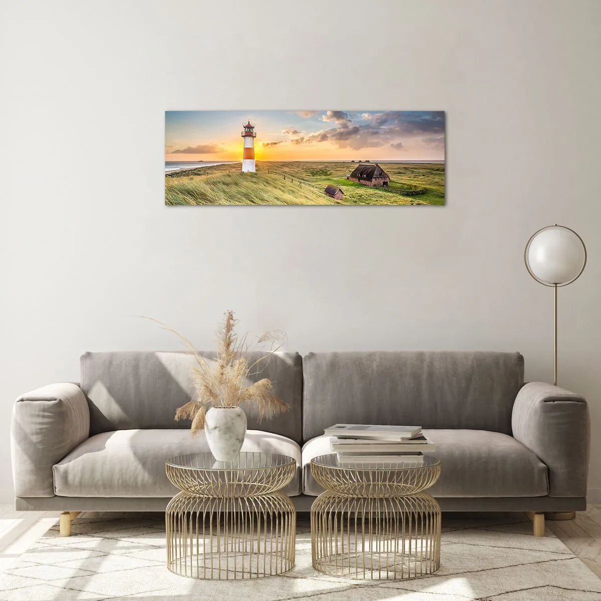 Glasbild - Bild auf glas - Zwischen den Wellen - 90x30 cm