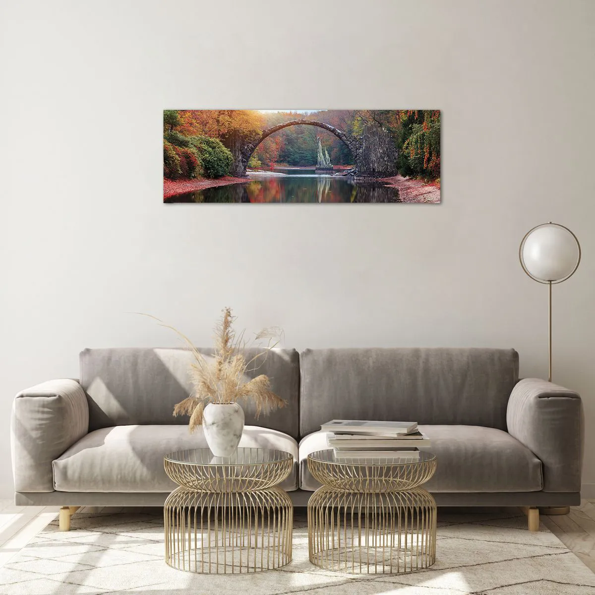 Üveg kép - A tükör másik oldalán - 90x30 cm