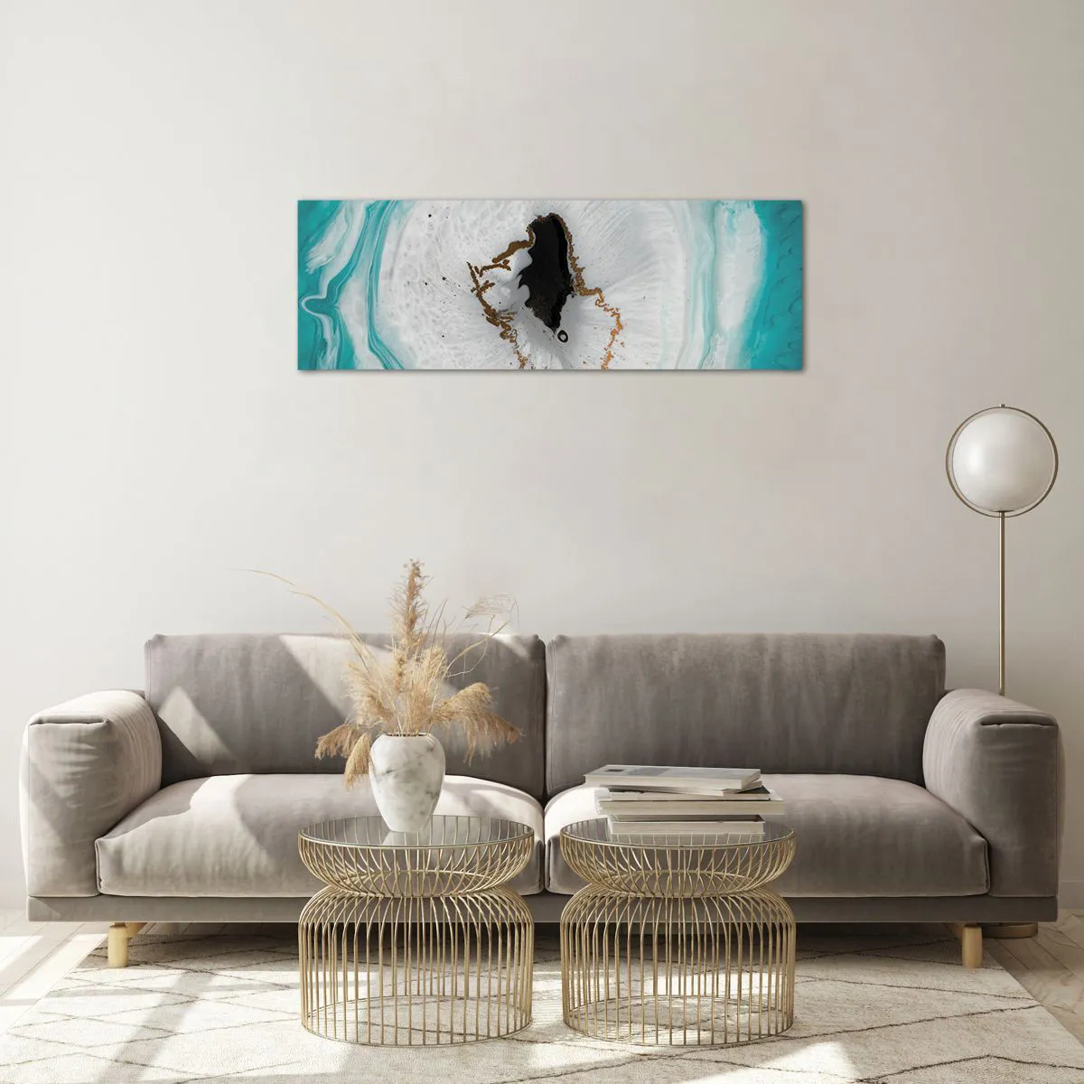 Üveg kép - Behatolni - 90x30 cm