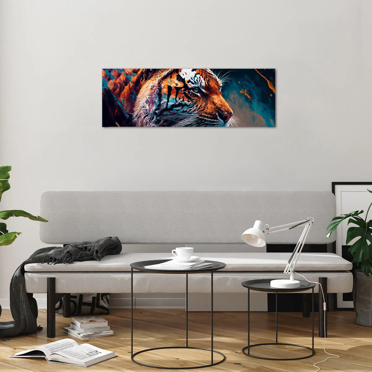 Obraz na skle - Divoká krása - 90x30 cm