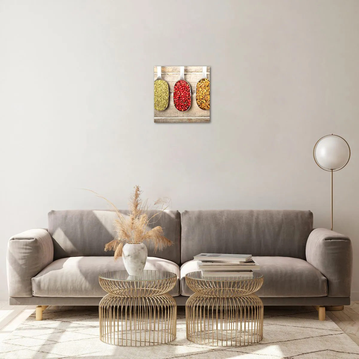 Üveg kép - Konyhai varázslat - 30x30 cm