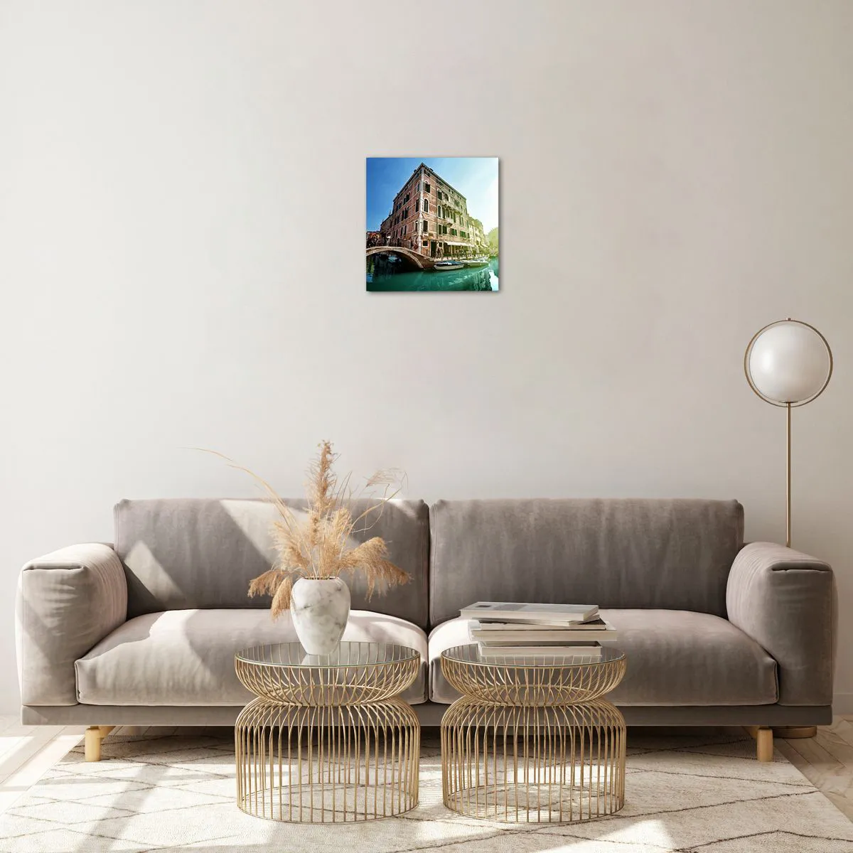 Glass picture - Venice - Amore Mio - 30x30 cm
