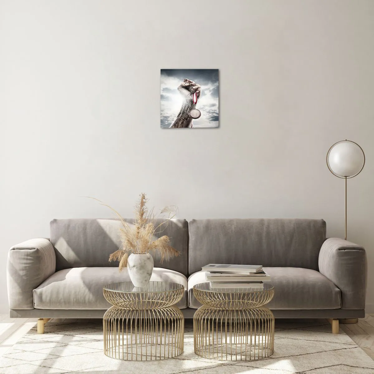 Obraz na skle - Per aspera ad astra - 30x30 cm