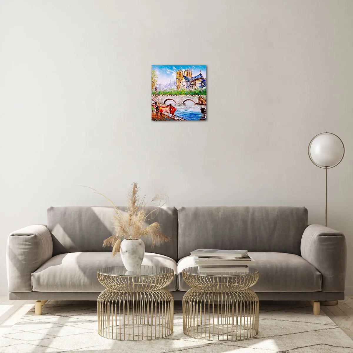 Cuadro sobre vidrio - Impresiones sobre Vidrio - Su tiempo nunca pasa - 30x30 cm