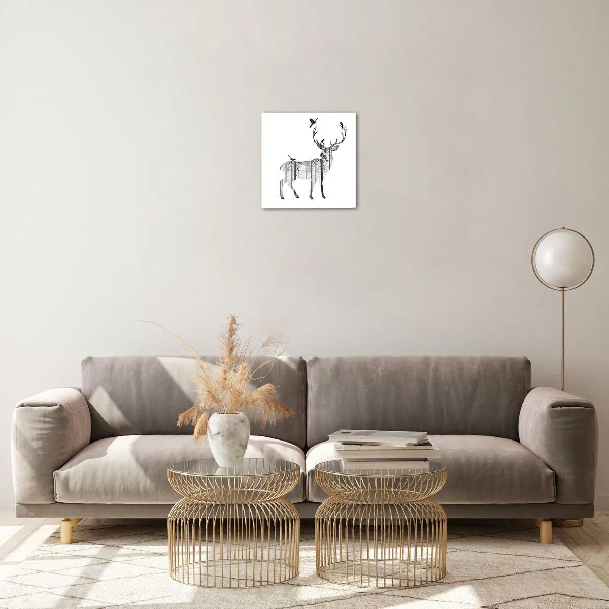 Obraz na szkle - Dobry duch lasu - 30x30 cm