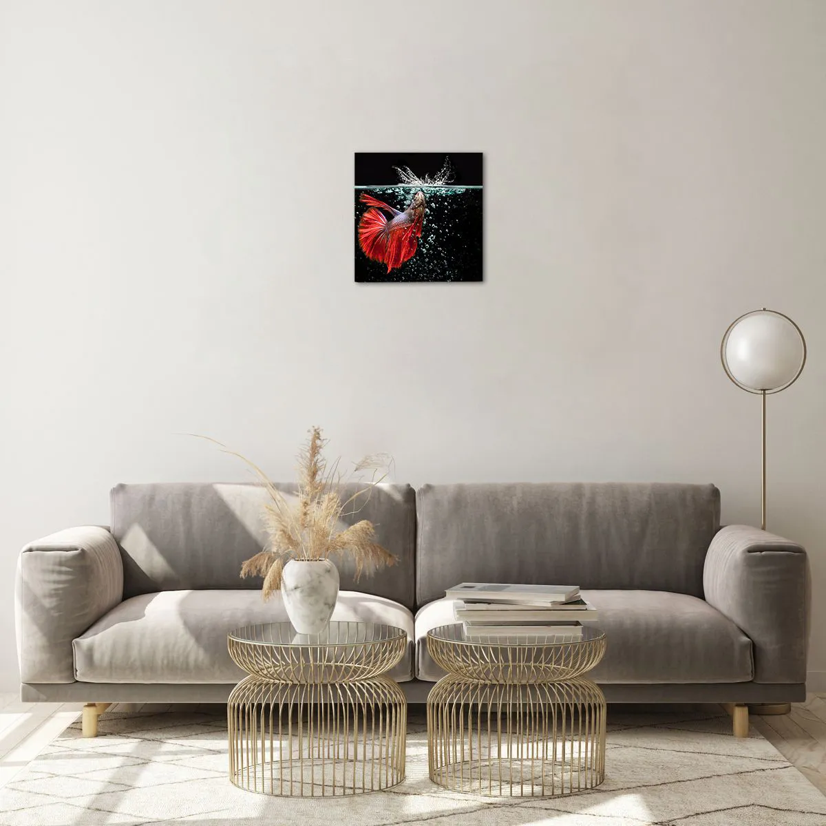 Glass picture - You Have Three Wishes - 30x30 cm