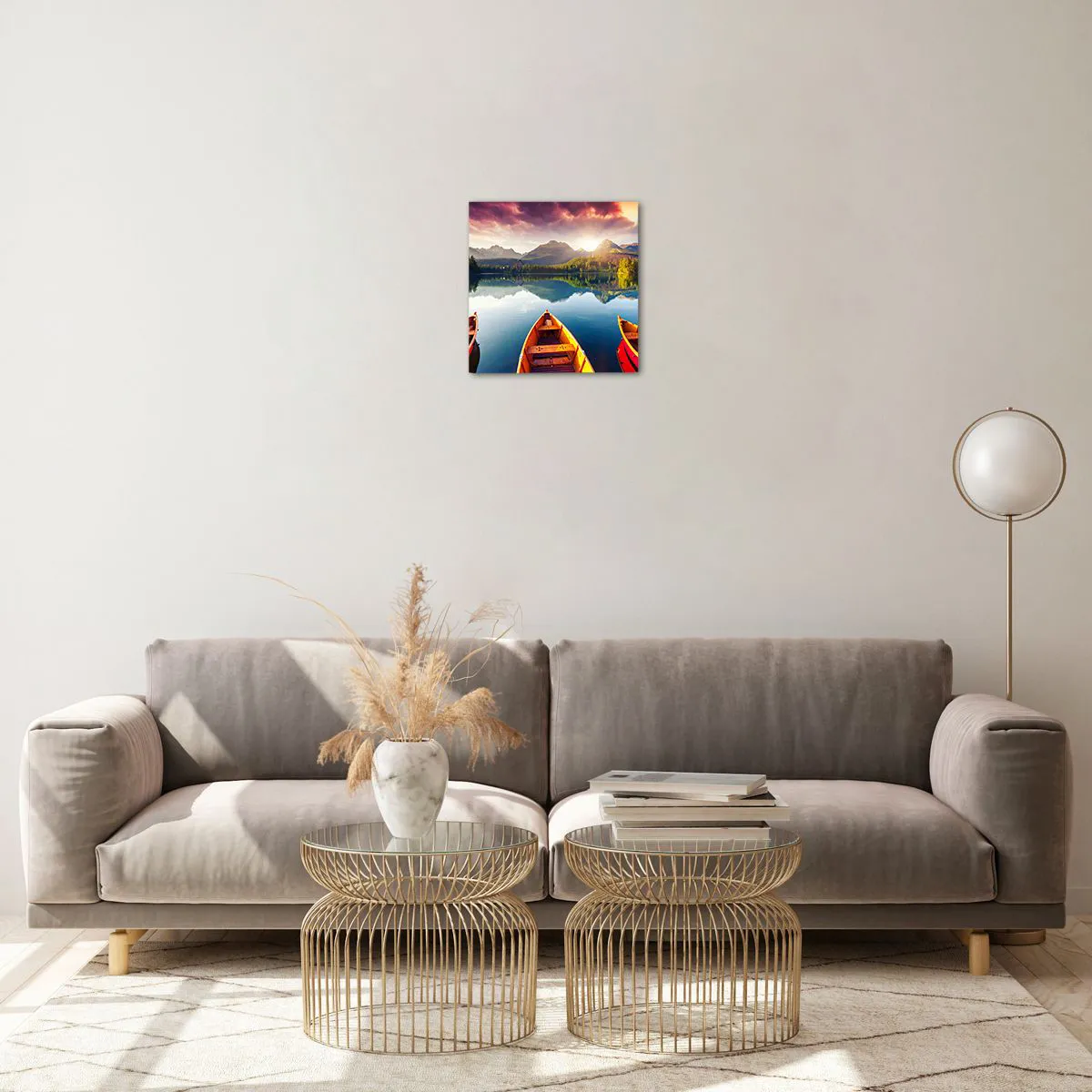 Quadro su vetro - Niente contro natura - 30x30 cm