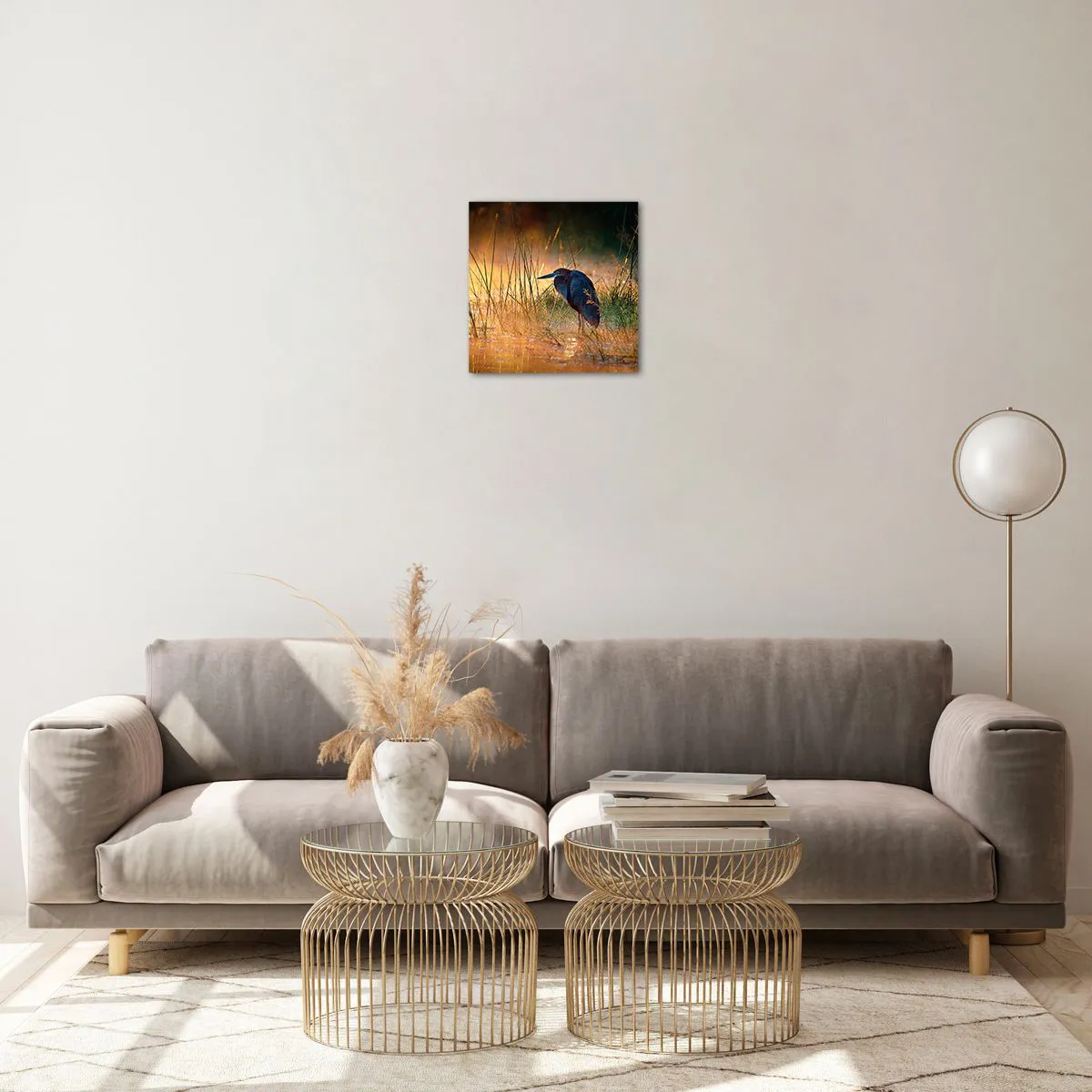 Üveg kép - Hagyjatok békén ezekkel a fotókkal - 30x30 cm