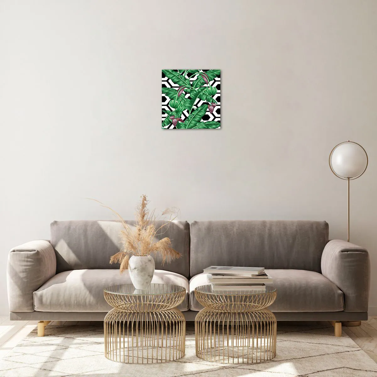 Üveg kép - Természeténél fogva szimmetrikus kompozíció - 30x30 cm