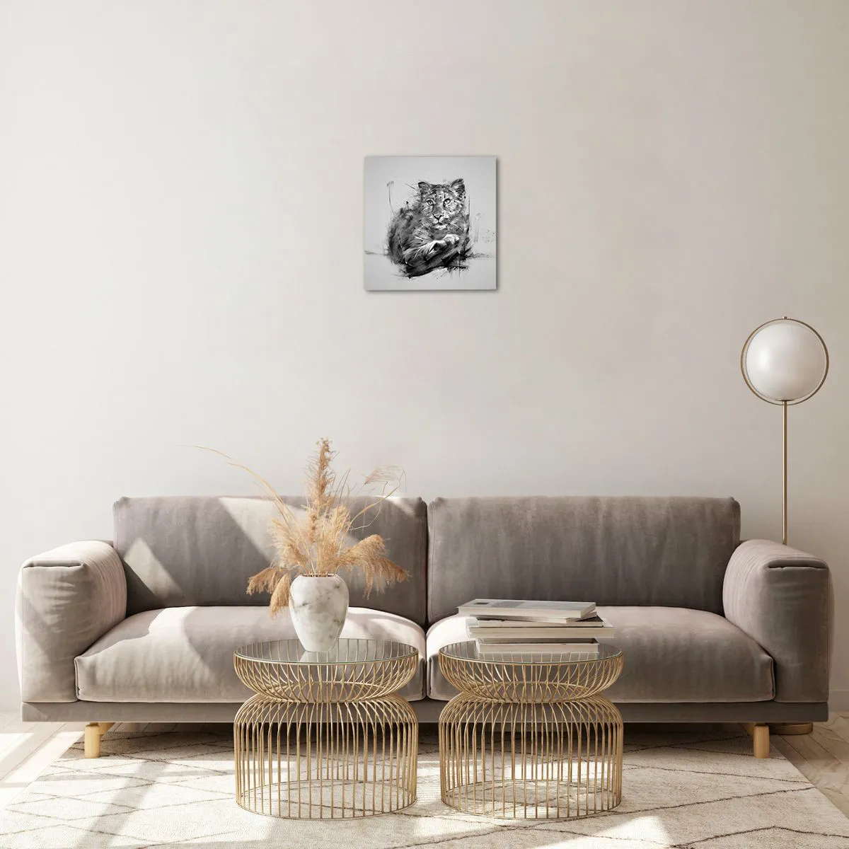 Quadro em vidro - Sim, estou a ouvir atentamente - 30x30 cm