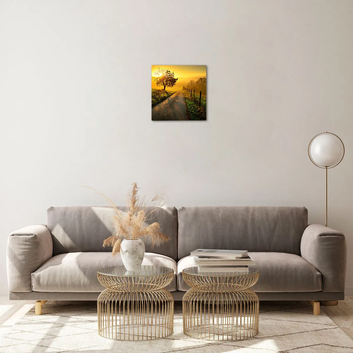 Impression sur verre - Image sur verre - Après-midi de miel - 30x30 cm