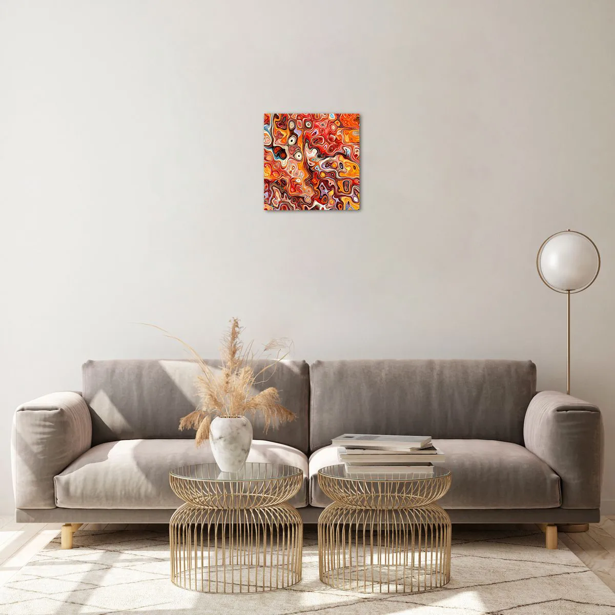 Impression sur verre - Image sur verre - Si les noix fondaient dans du miel - 30x30 cm