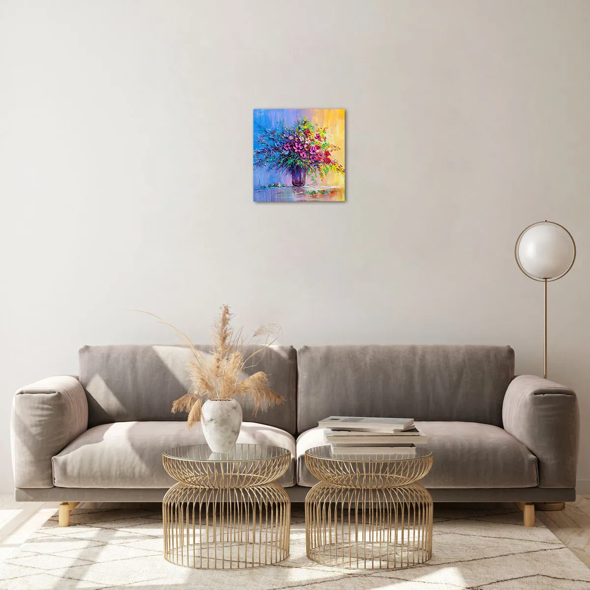 Obraz na skle - Dar letní louky - 30x30 cm