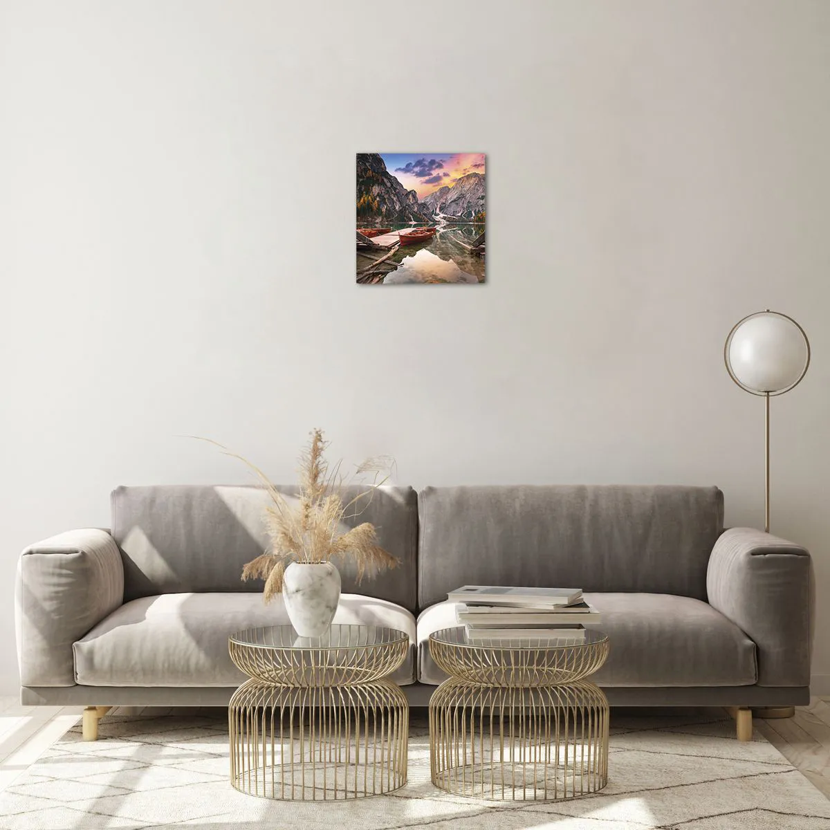 Üveg kép - A nap ígérete - 30x30 cm