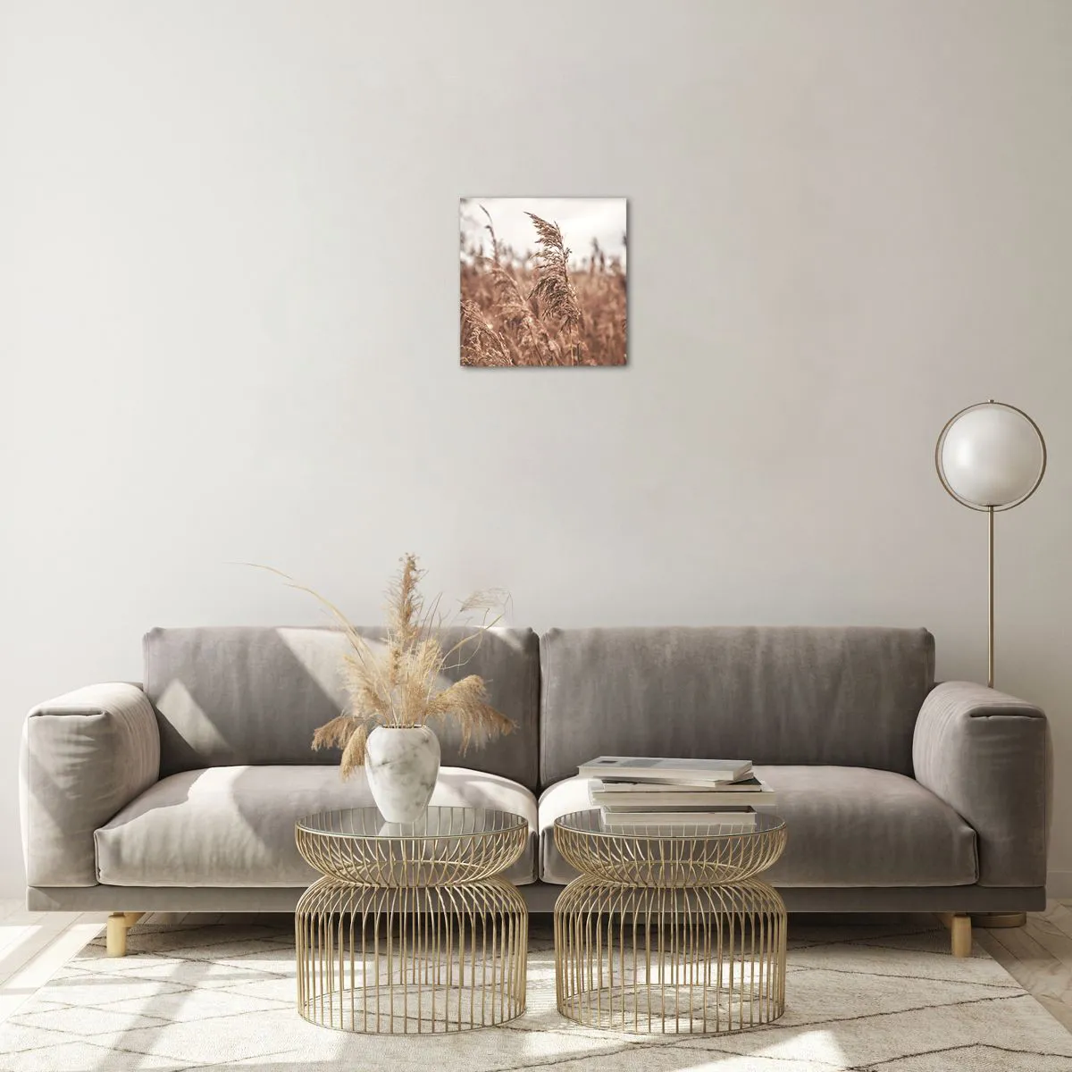 Üveg kép - Ősz van már a mezőkön - 30x30 cm