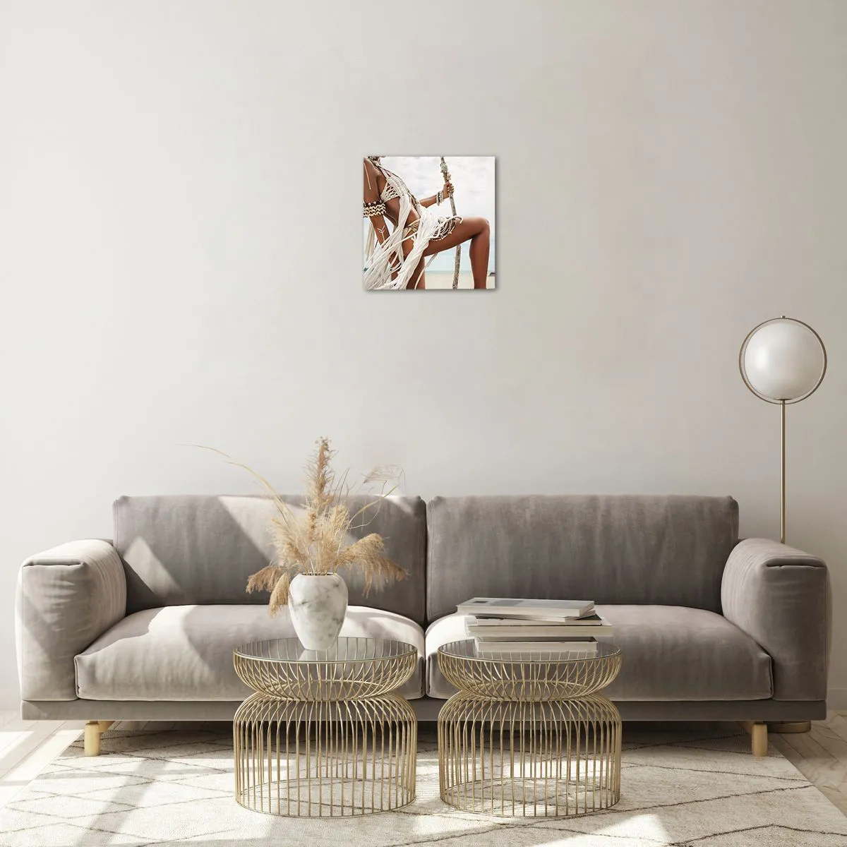 Glass picture - Priestess of the Sun - 30x30 cm