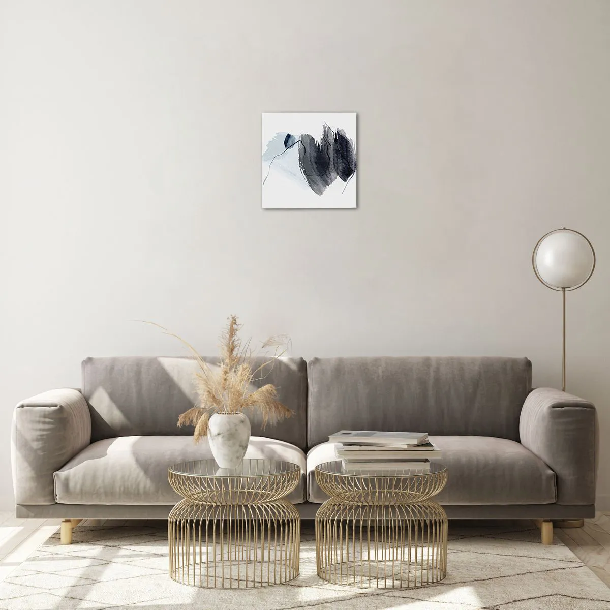 Obraz na skle - Intenzita a pohyb - 30x30 cm