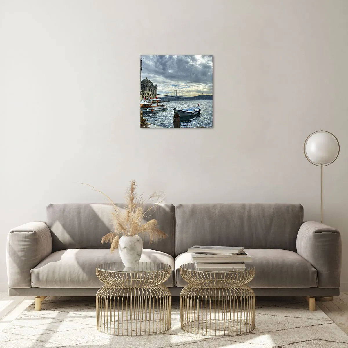 Glass picture - Between Worlds - 40x40 cm