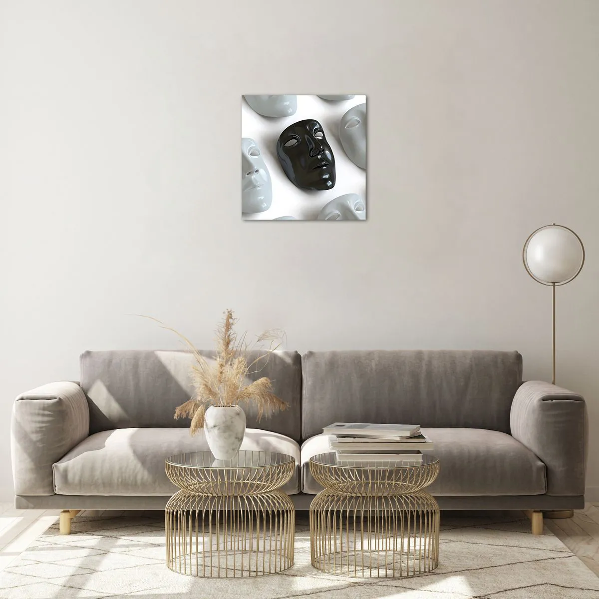 Glass picture - How to Stand Out? - 40x40 cm