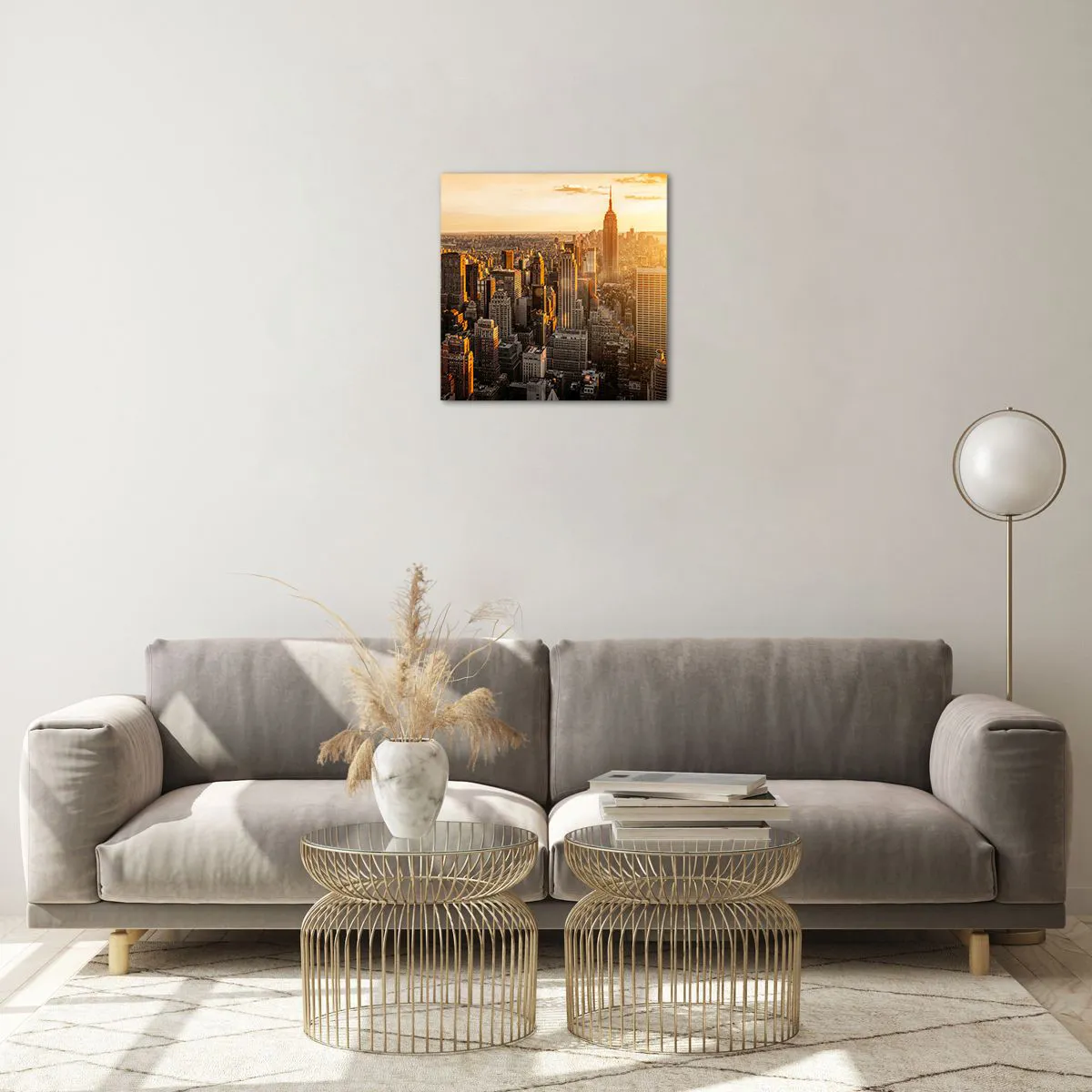 Cuadro sobre vidrio - Impresiones sobre Vidrio - Creciendo al sol - 40x40 cm