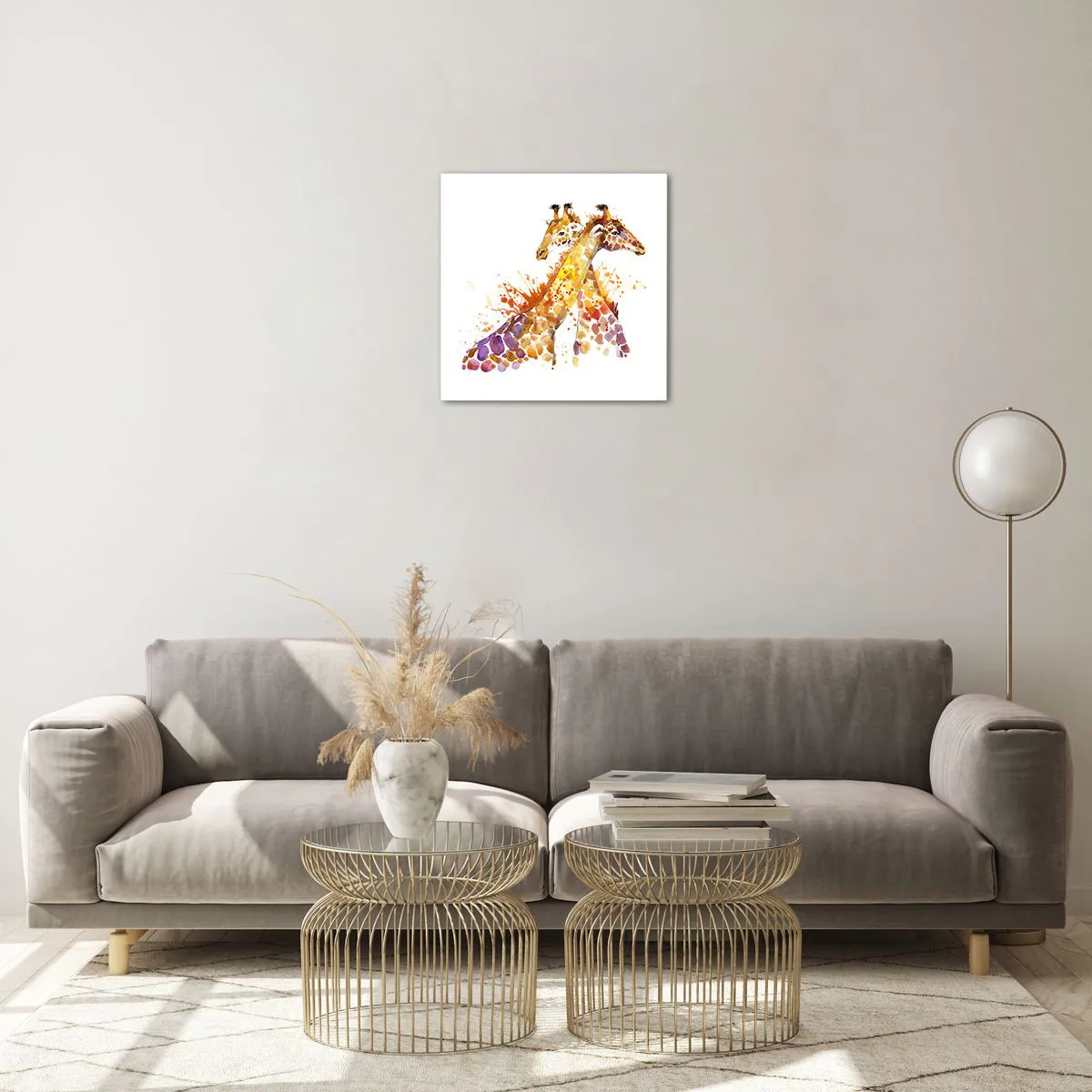 Tablou pe sticlă - Prietenie sau dragoste - 40x40 cm