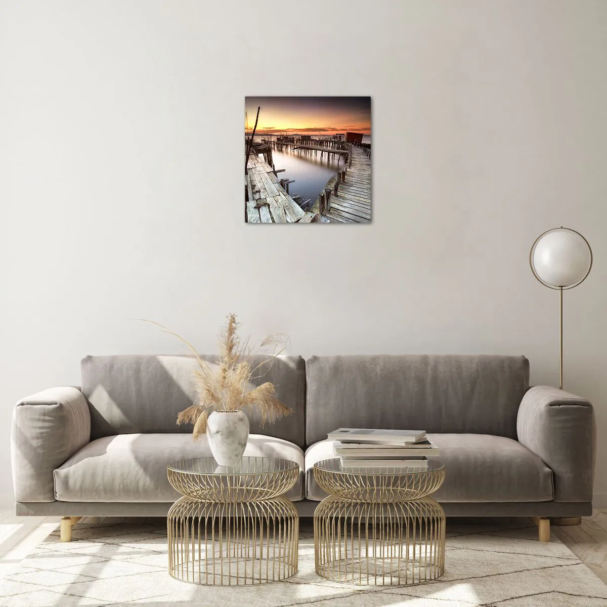 Quadro su vetro - Autentico, non una finzione turistica - 40x40 cm