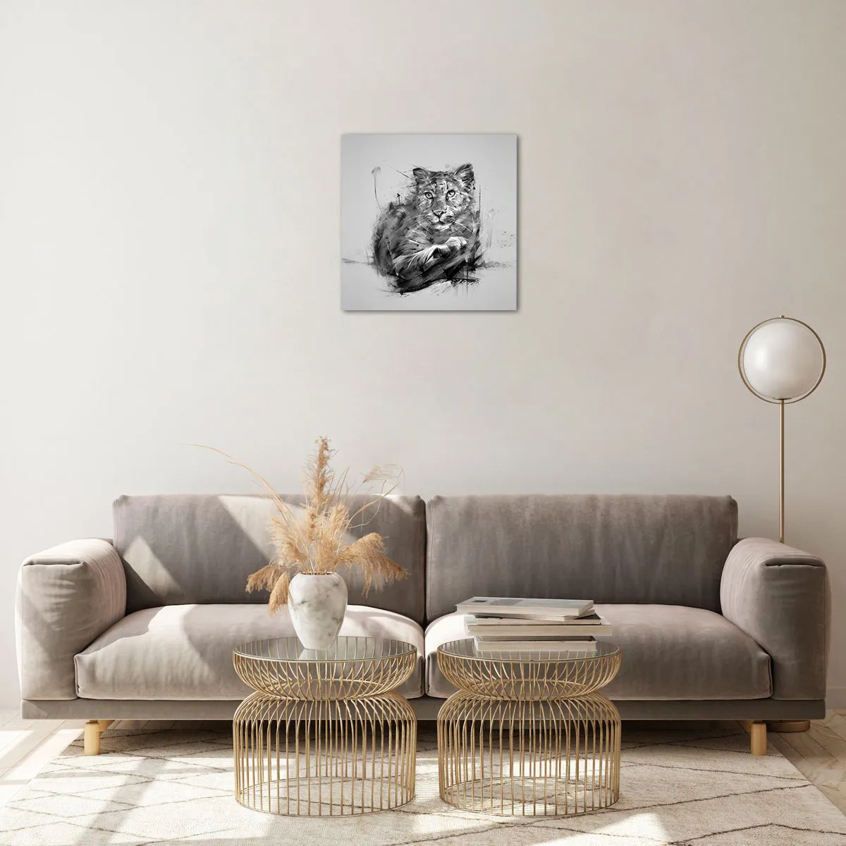 Obraz na szkle - Tak, słucham uważnie - 40x40 cm