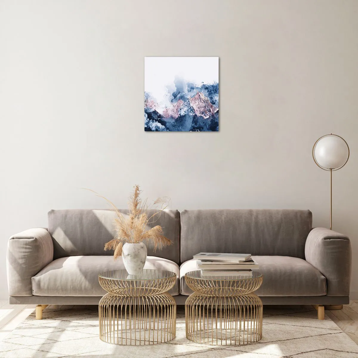 Quadro su vetro - Queste si che sono cime! - 40x40 cm