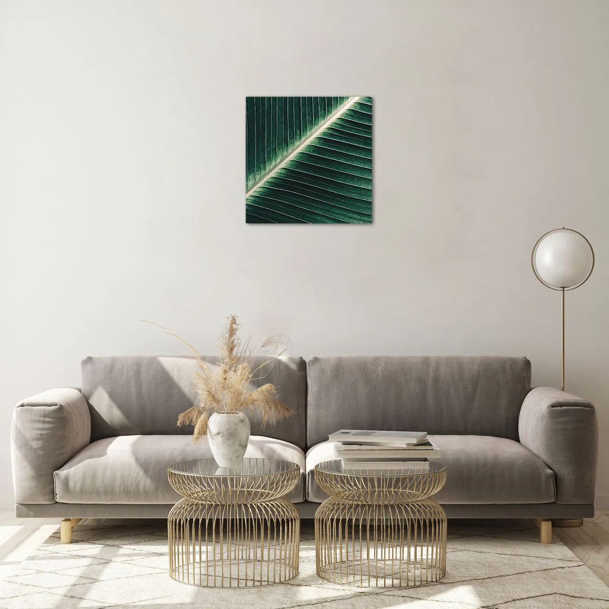 Glass picture - Rhythm of Nature - 40x40 cm