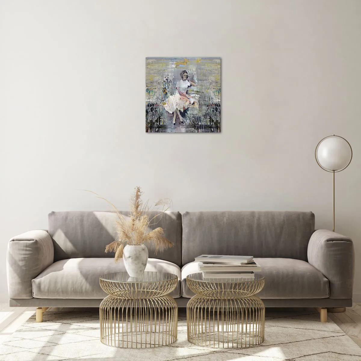 Glass picture - Classical and Modern - 40x40 cm