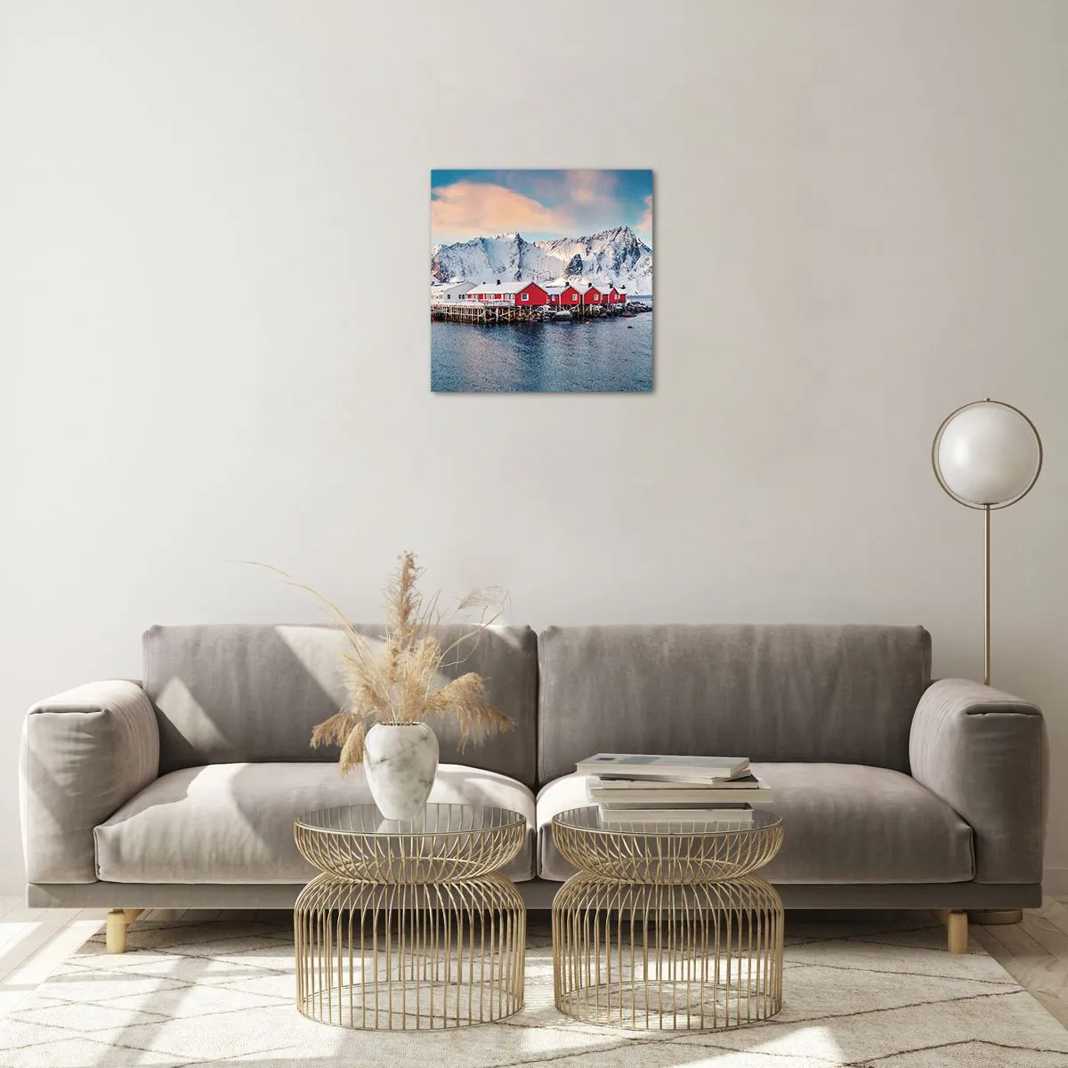 Impression sur verre - Image sur verre - Retraite dans le nord - 40x40 cm