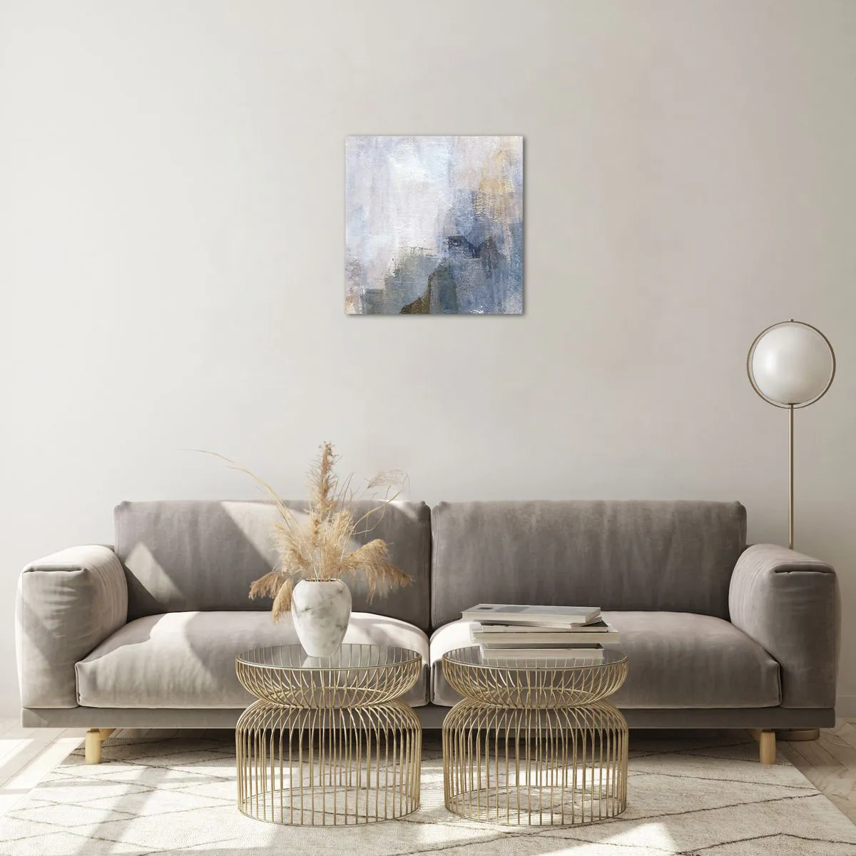 Üveg kép - Színtónusok és akkordok - 40x40 cm