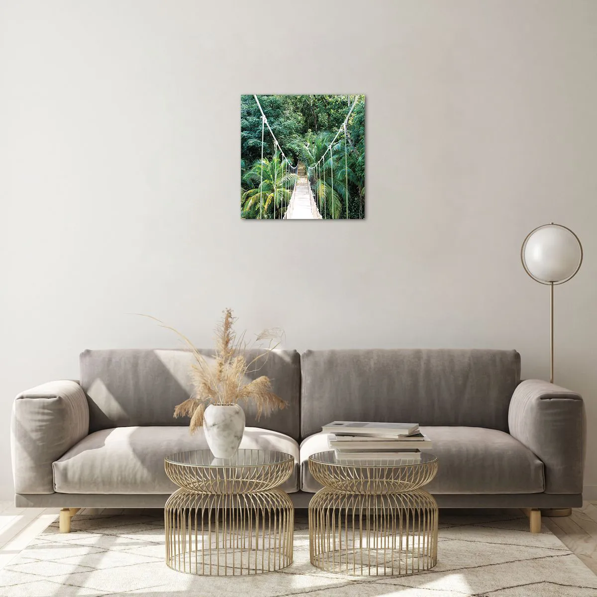 Impression sur verre - Image sur verre - Welcome to the jungle! - 40x40 cm
