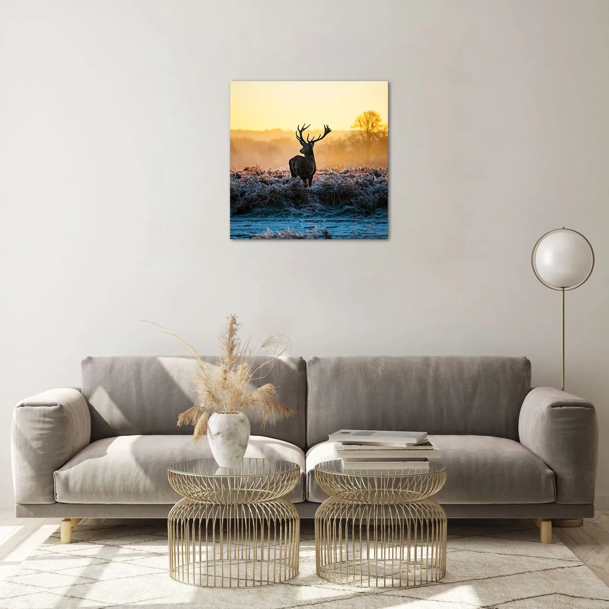 Billede på glas - Kronet på sine godser - 50x50 cm