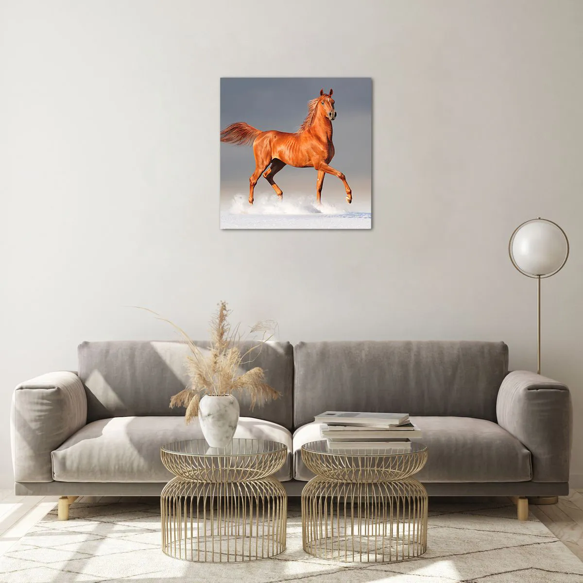 Üveg kép - Táncoló szépség - 50x50 cm