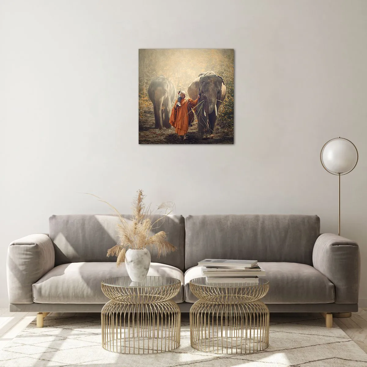 Billede på glas - Fuld forståelse - 50x50 cm