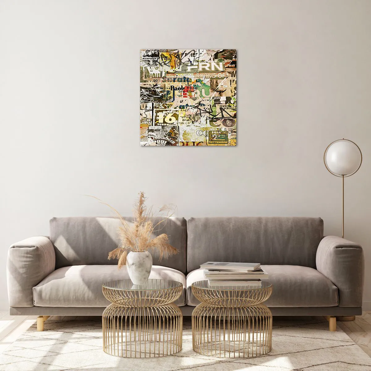 Impression sur verre - Image sur verre - Oh, il se passe quelque chose... - 50x50 cm