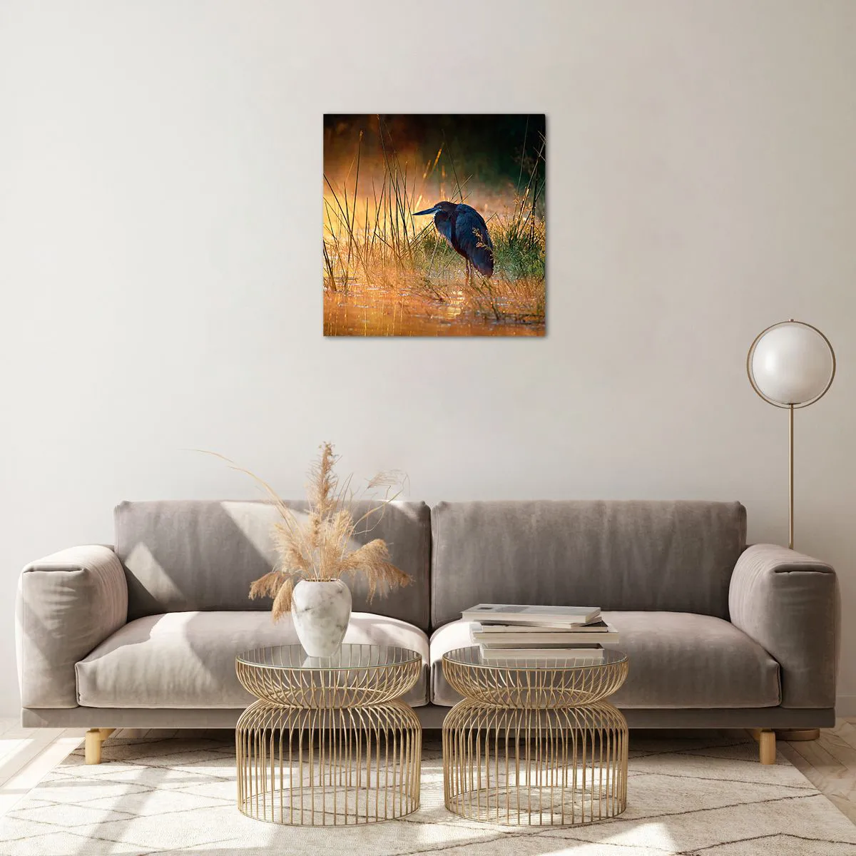 Üveg kép - Hagyjatok békén ezekkel a fotókkal - 50x50 cm