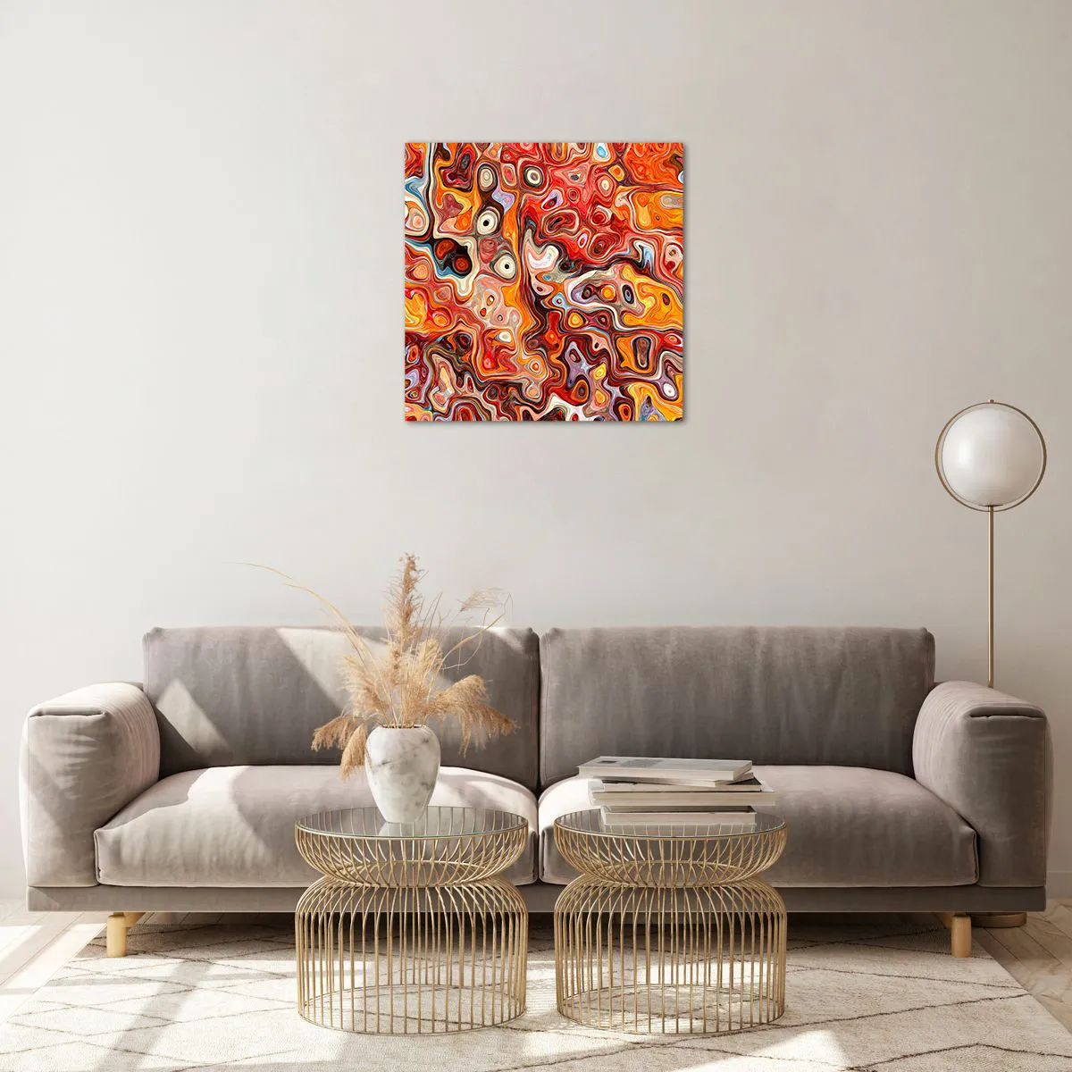 Impression sur verre - Image sur verre - Si les noix fondaient dans du miel - 50x50 cm